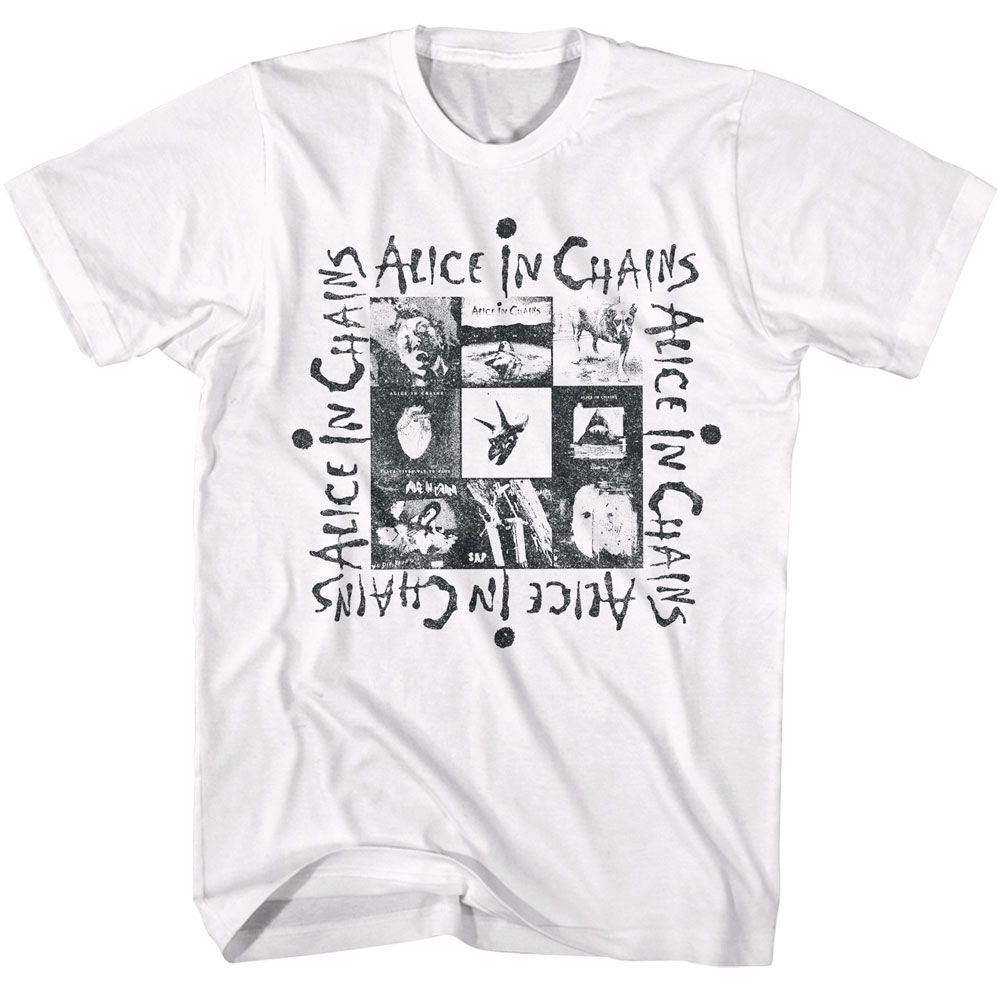 Alice In Chains Multi Album Art Official T-Shirt Small *Sale