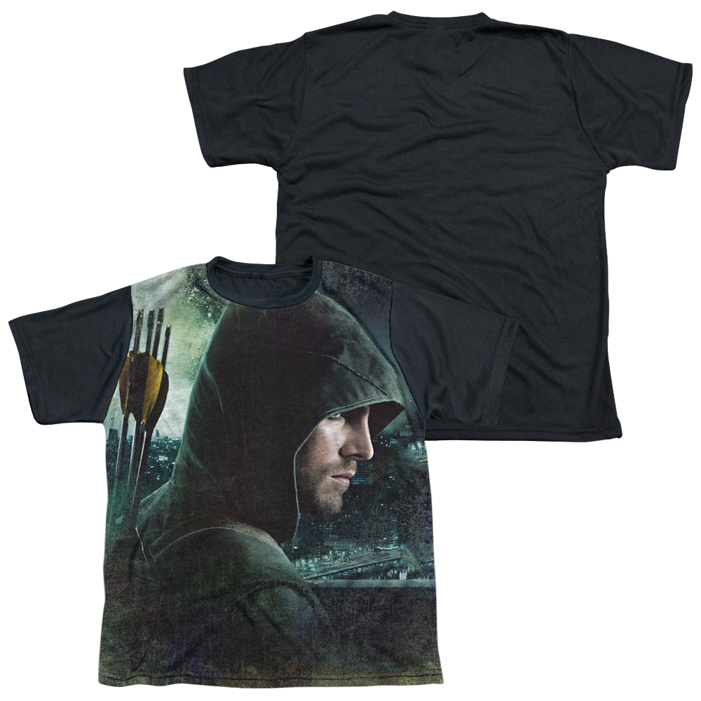 Arrow The Television Series Hero - Youth Black Back T-Shirt