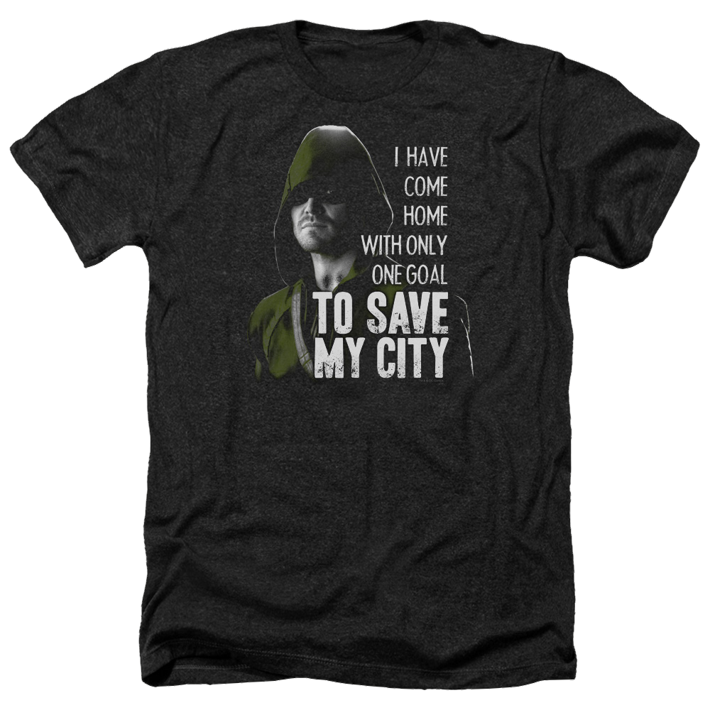 Arrow Save My City - Men's Heather T-Shirt