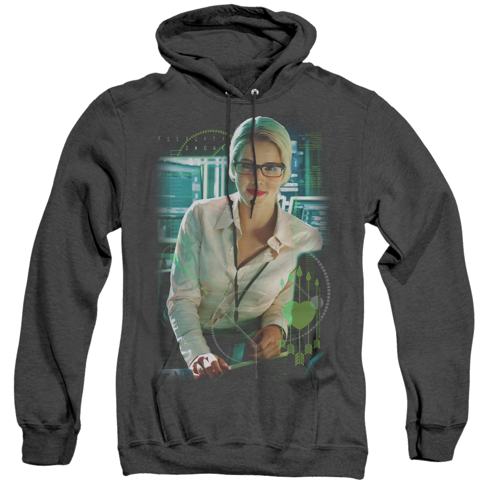 Arrow The Television Series Felicity Smoak - Heather Pullover Hoodie