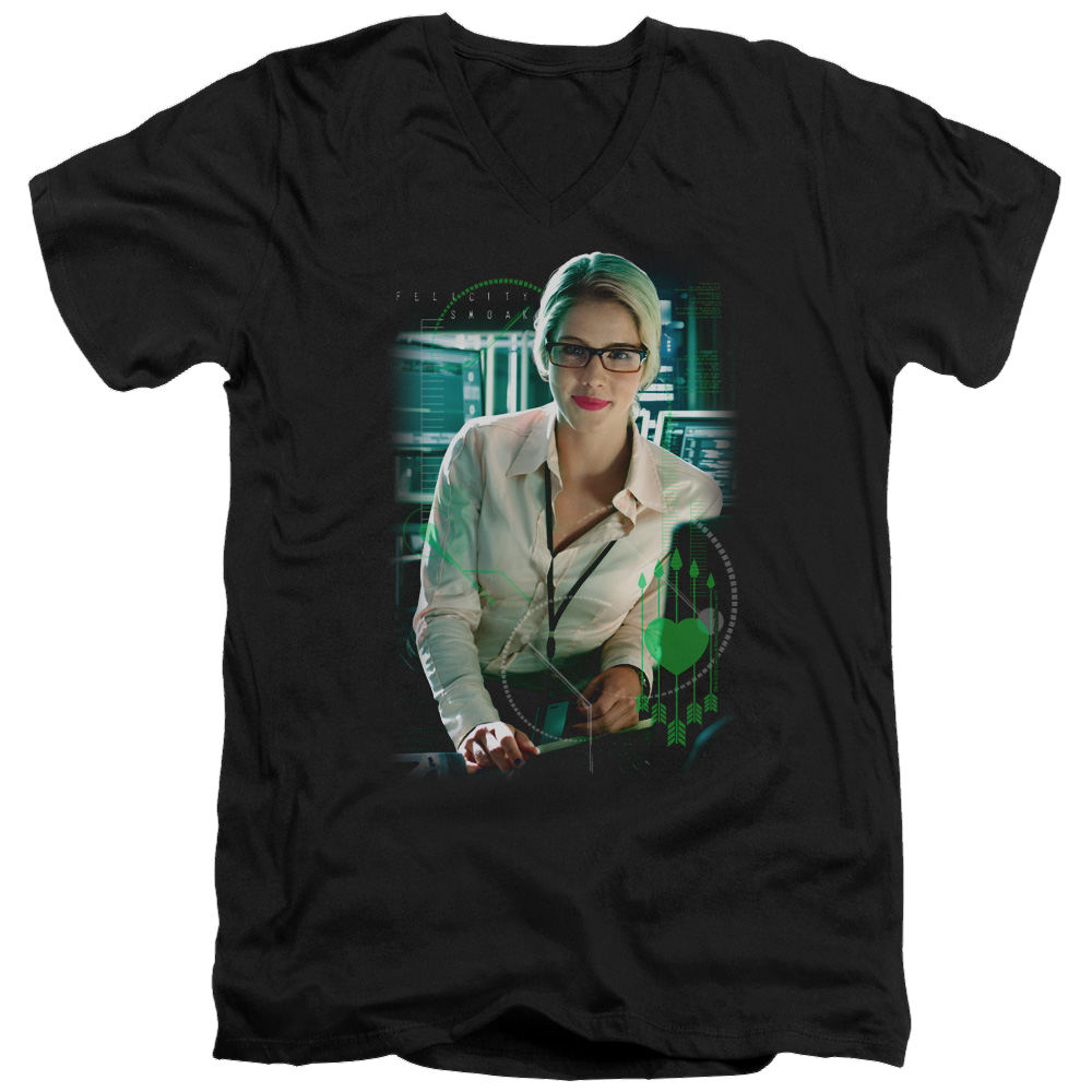 Arrow Felicity Smoak - Men's V-Neck T-Shirt