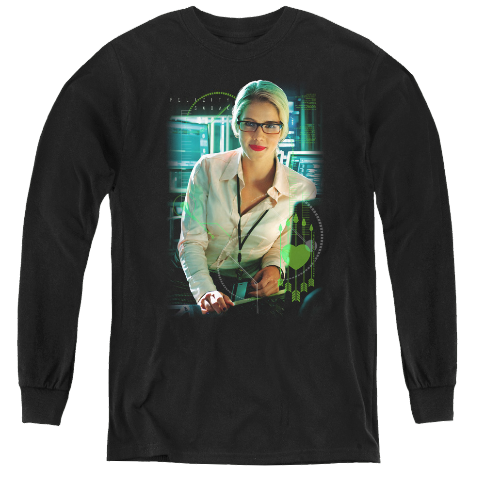Arrow The Television Series Felicity Smoak - Youth Long Sleeve T-Shirt
