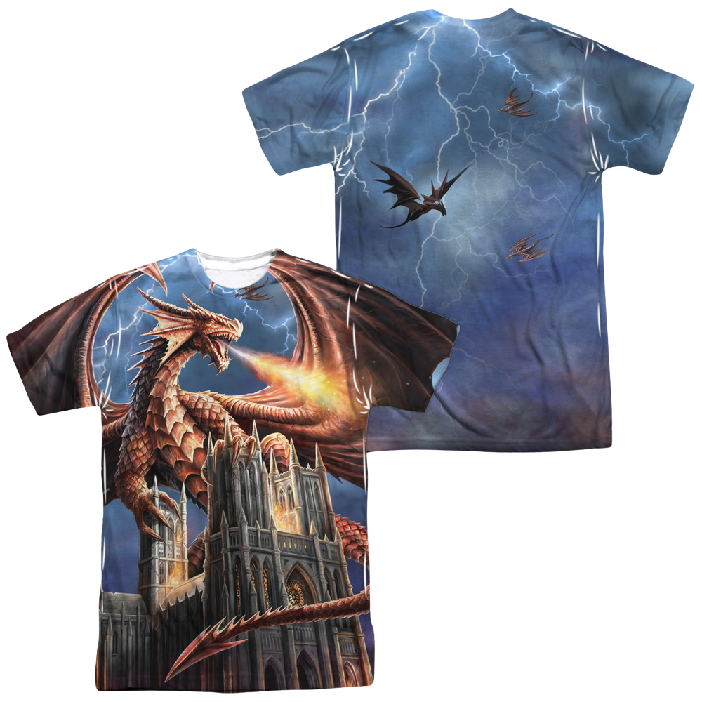 Anne Stokes Dragons Fury Men's All Over Print T-Shirt
