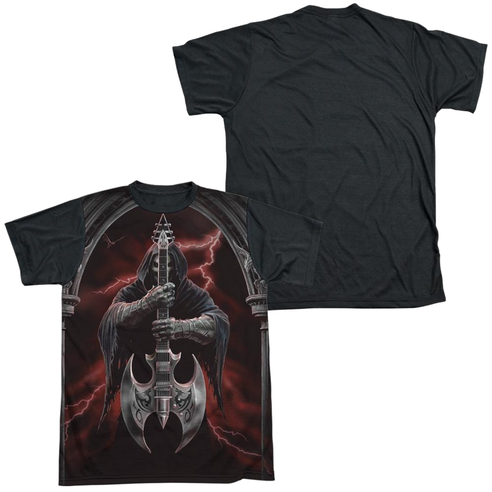 Anne Stokes Rock God - Men's Black Back T-Shirt