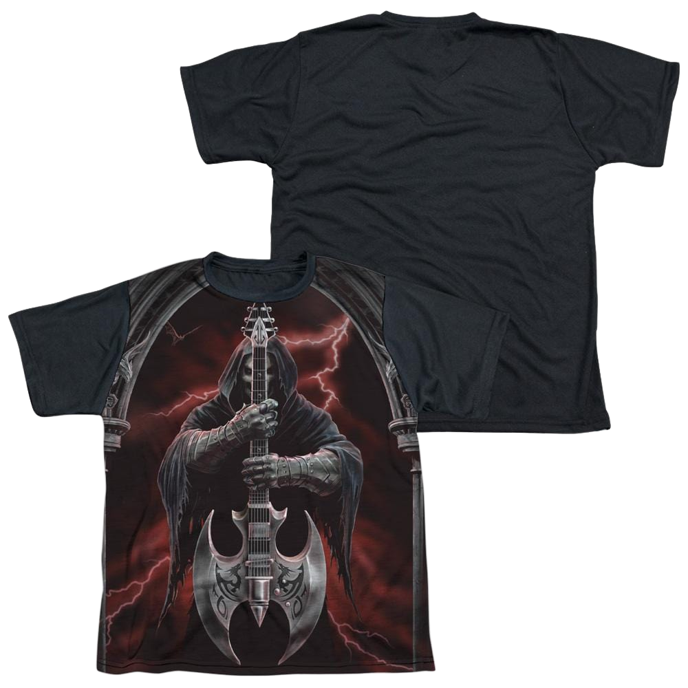 Anne Stokes Rock God - Youth Black Back T-Shirt (Ages 8-12)