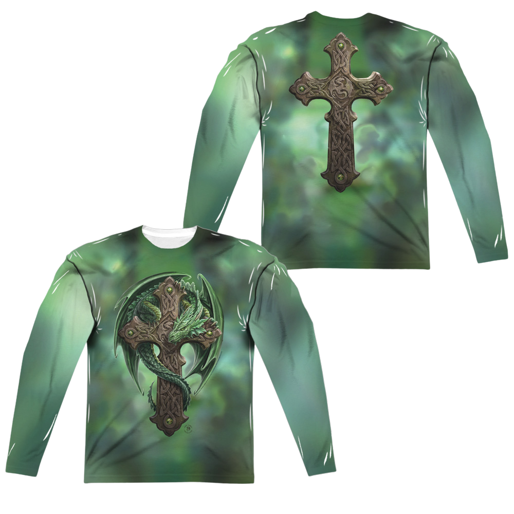 Anne Stokes Woodland Guardian - Men's All-Over Print Long Sleeve T-Shirt