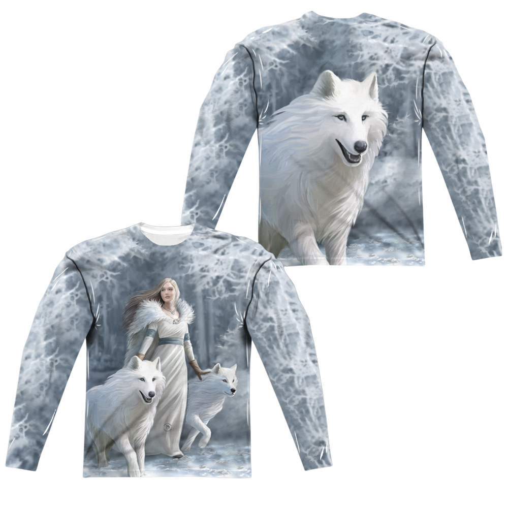 Anne Stokes Winter Guardians - Men's All-Over Print Long Sleeve T-Shirt