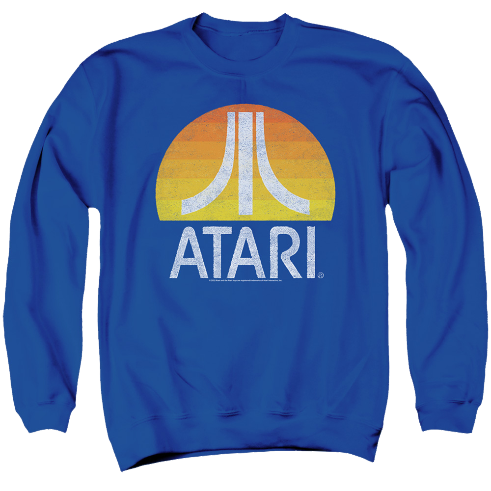Atari Sunrise Eroded - Men's Crewneck Sweatshirt