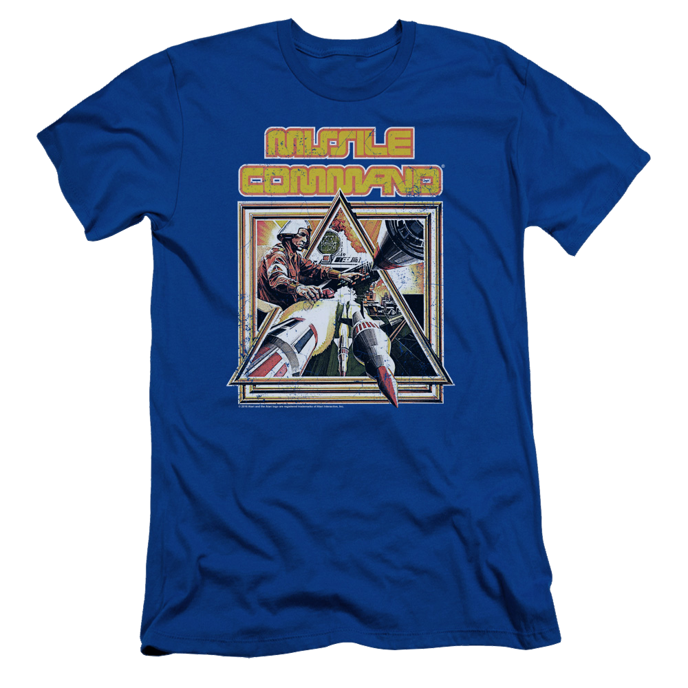 Atari Missle Commander - Men's Slim Fit T-Shirt