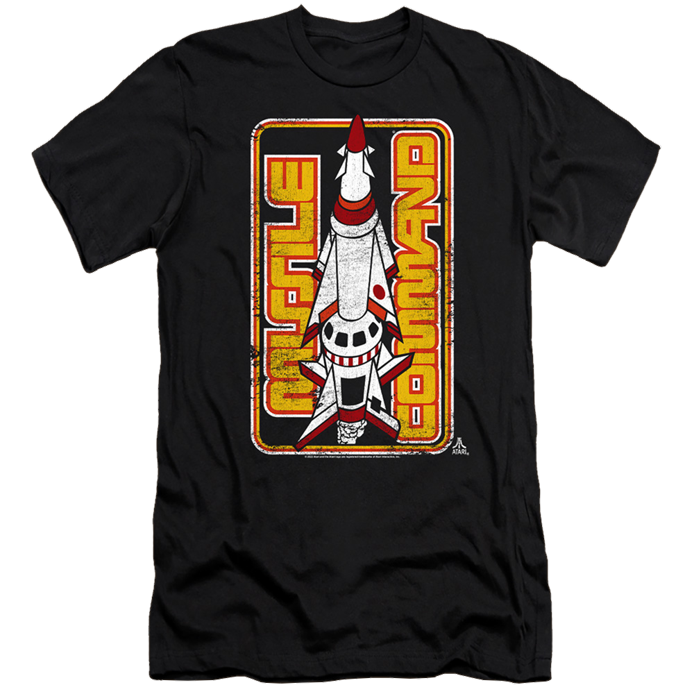Atari Missile - Men's Premium Slim Fit T-Shirt