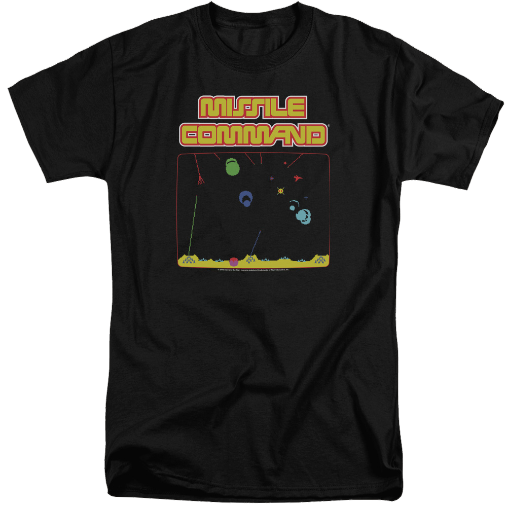 Atari Missle Screen - Men's Tall Fit T-Shirt