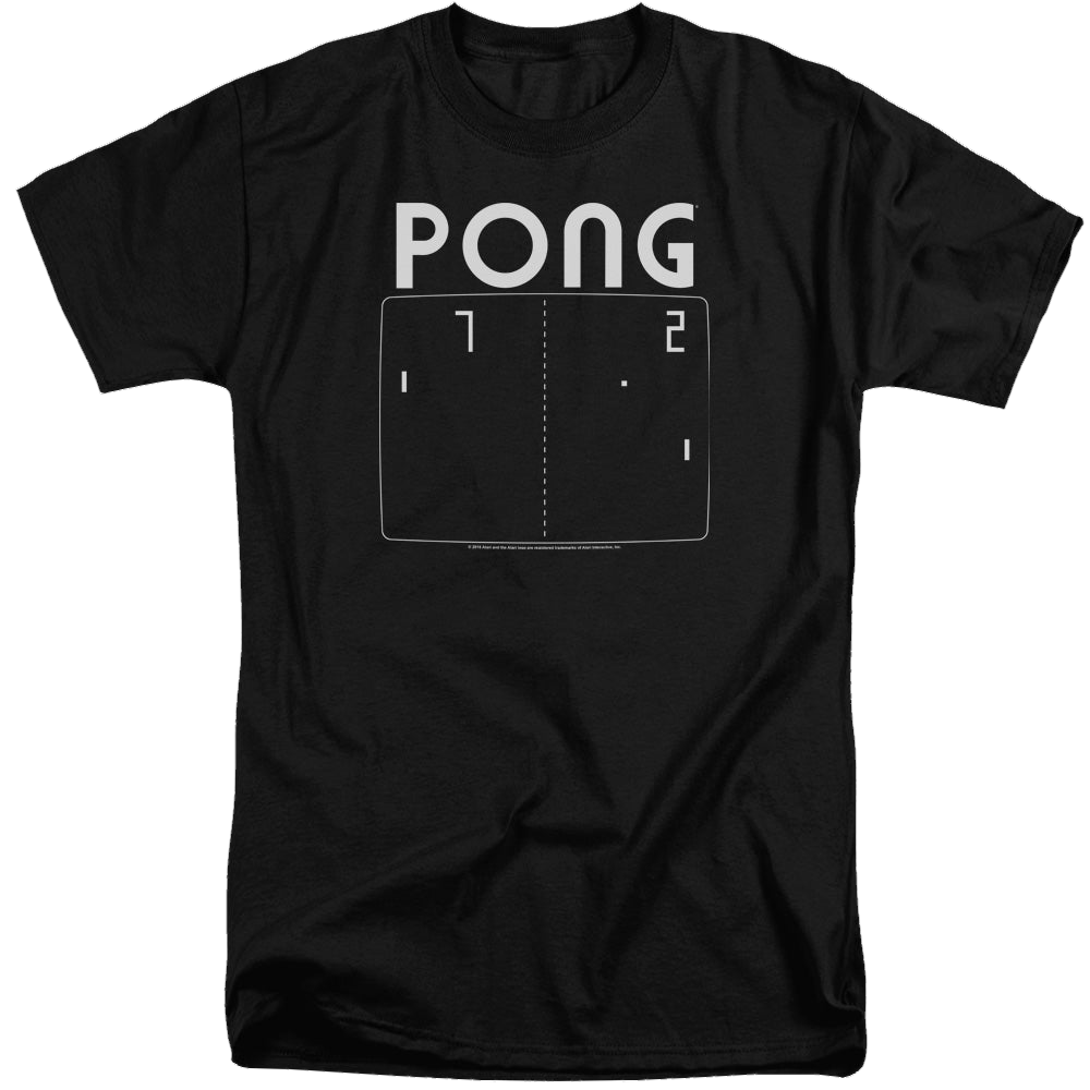 Atari Pong Screen - Men's Tall Fit T-Shirt