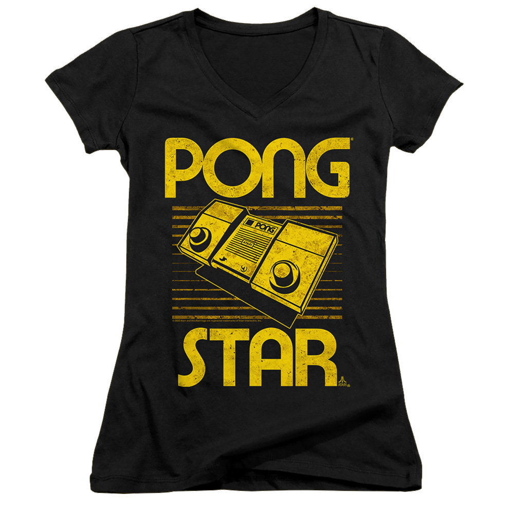 Atari Star - Juniors V-Neck T-Shirt