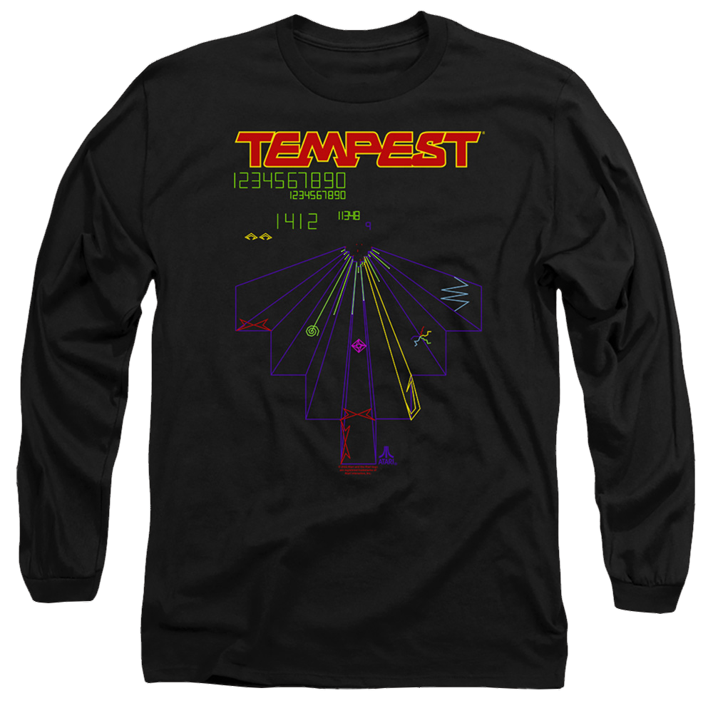 Atari Tempest Screen - Men's Long Sleeve T-Shirt