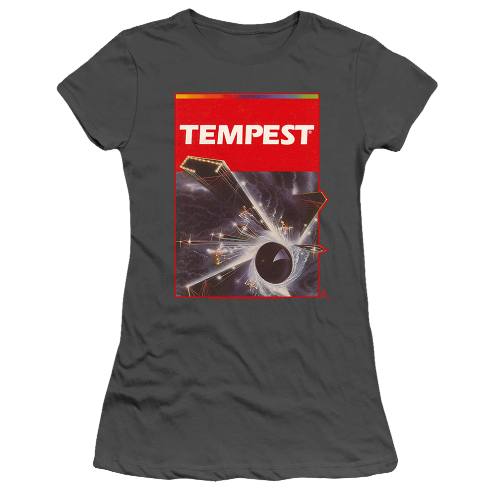 Atari Tempest Box Art - Juniors T-Shirt