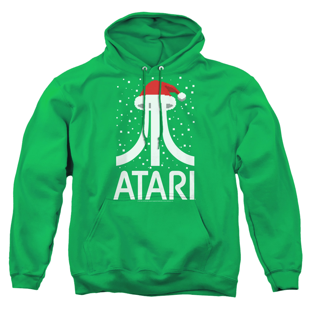 Atari Pixel Santa Hat - Pullover Hoodie