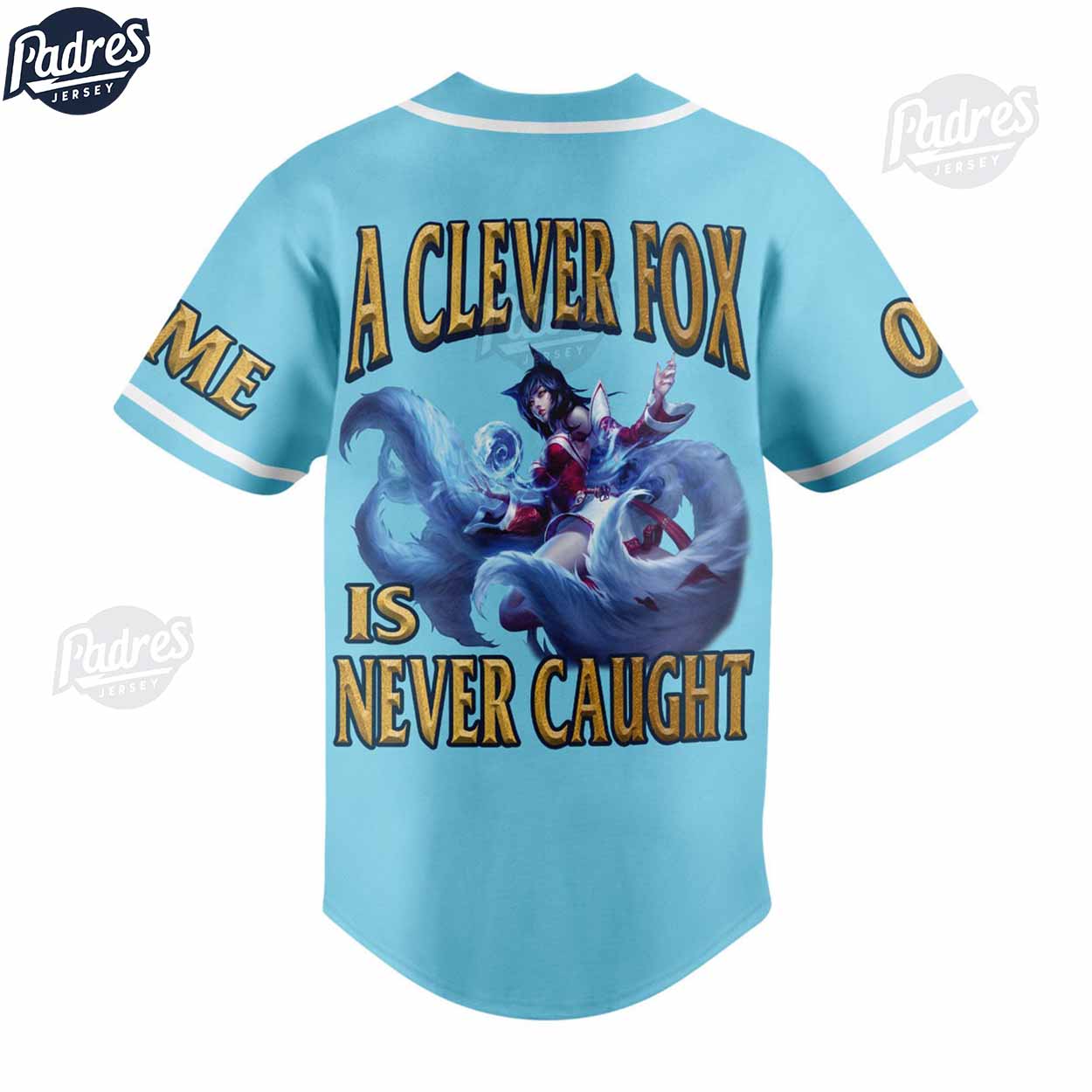 Ahri League Legend Custom Baseball Jersey Style - Padres Jersey Oasis: Elevate Your Baseball Style Game
