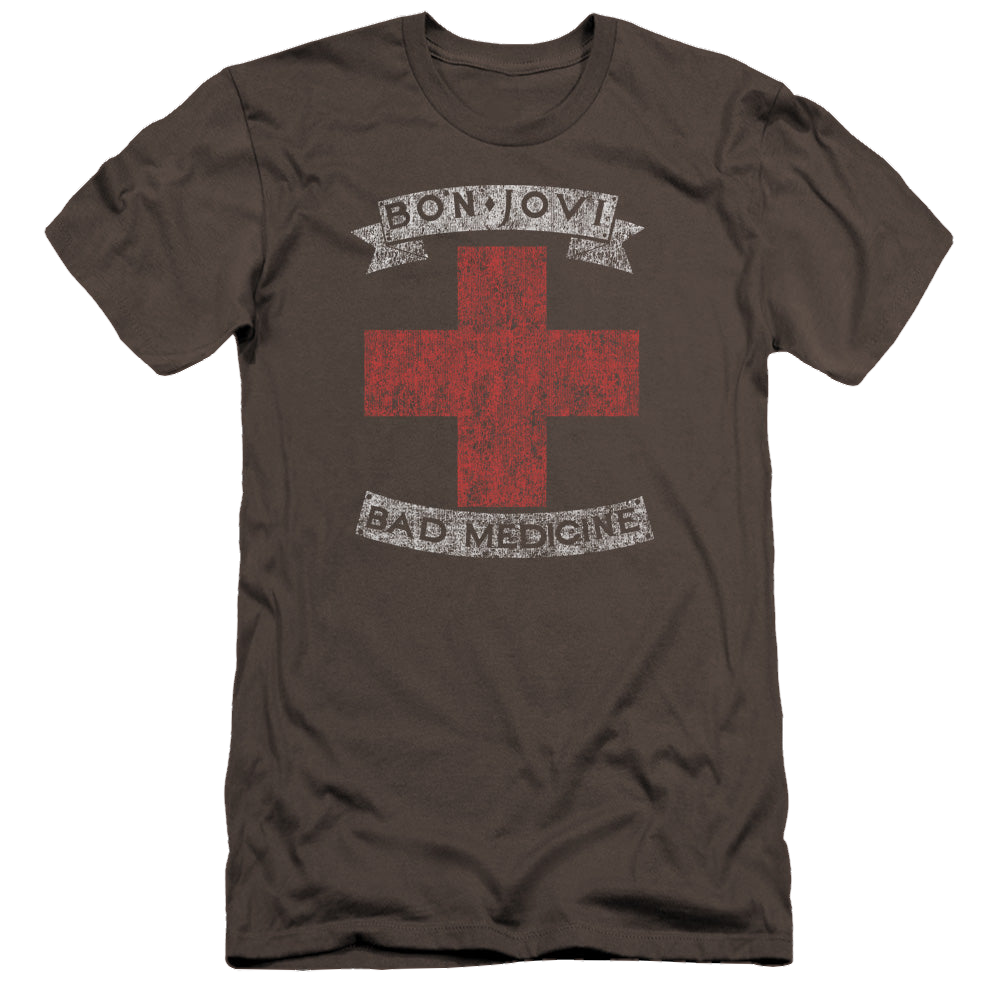 Bon Jovi Bad Medicine - Men's Premium Slim Fit T-Shirt
