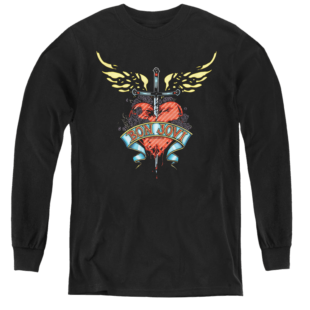 Bon Jovi Daggered - Youth Long Sleeve T-Shirt