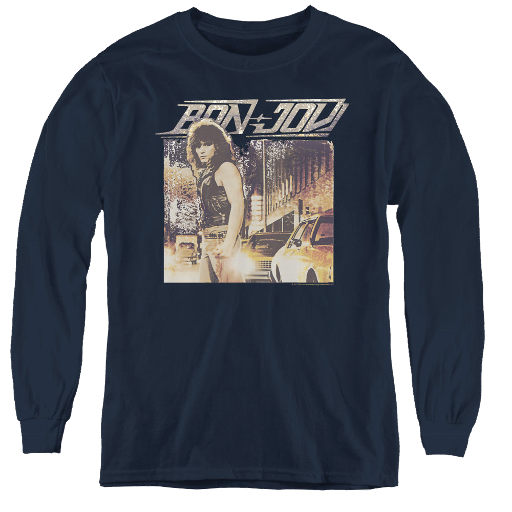 Bon Jovi Runaway Jon - Youth Long Sleeve T-Shirt