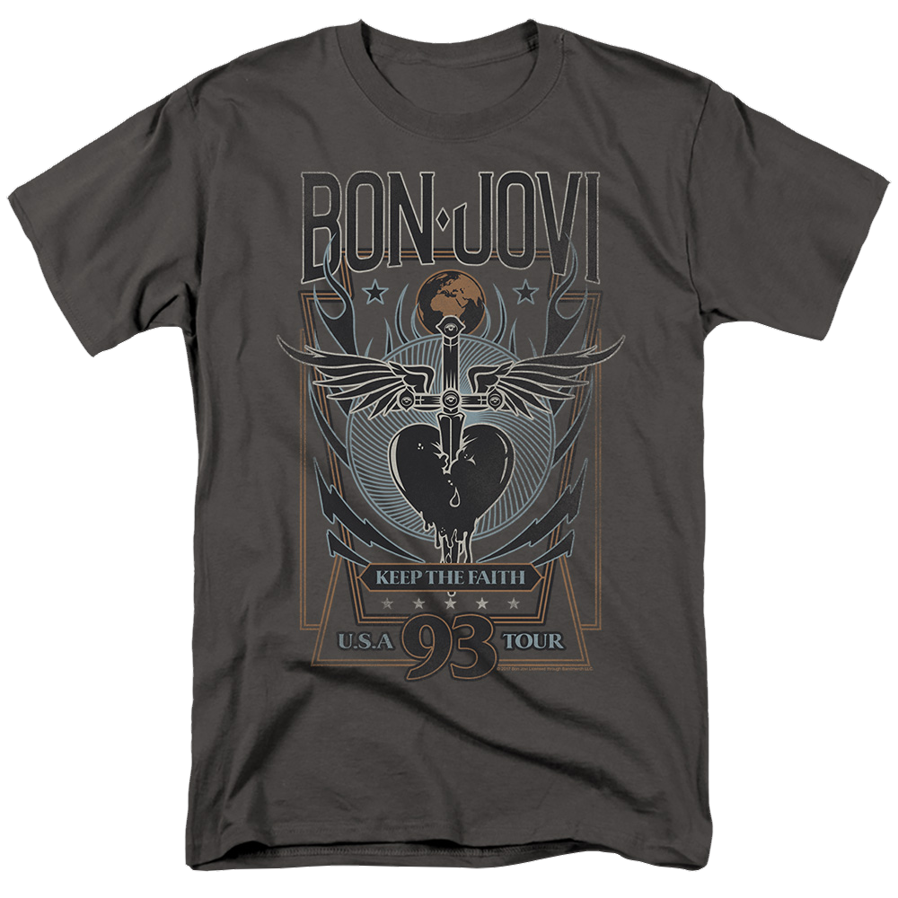 Bon Jovi Keep The Faith - Men's Regular Fit T-Shirt