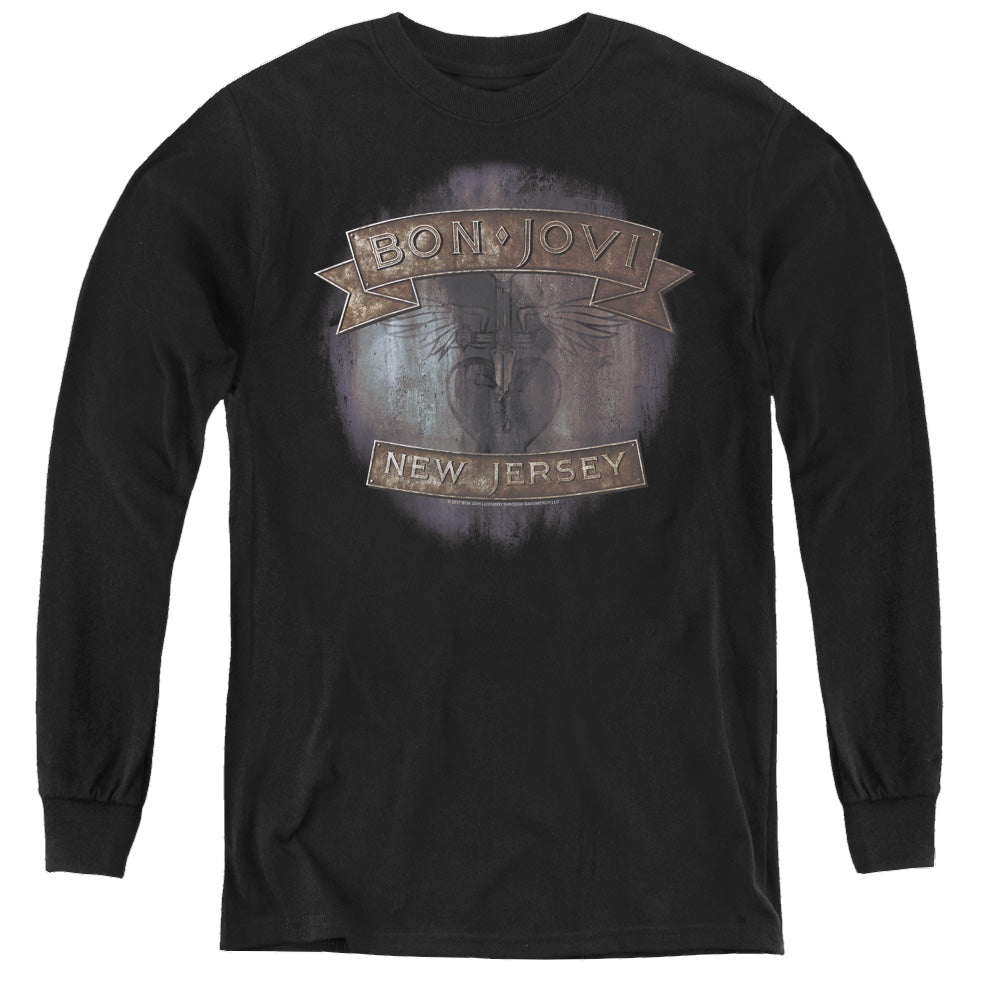 Bon Jovi New Jersey - Youth Long Sleeve T-Shirt