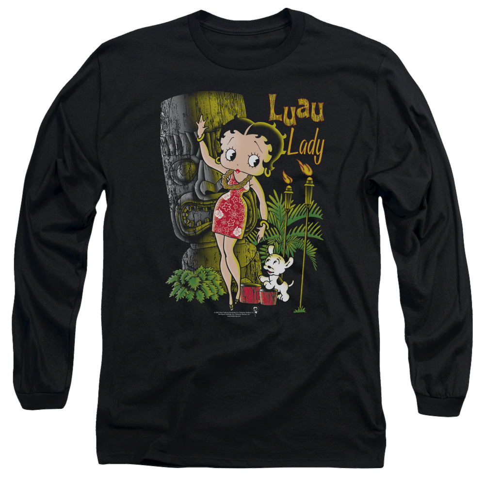Betty Boop Luau Lady - Men's Long Sleeve T-Shirt