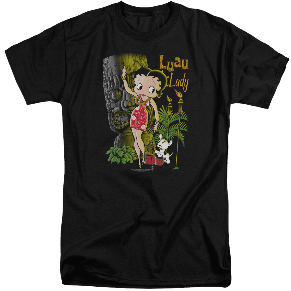 Betty Boop Luau Lady - Men's Tall Fit T-Shirt