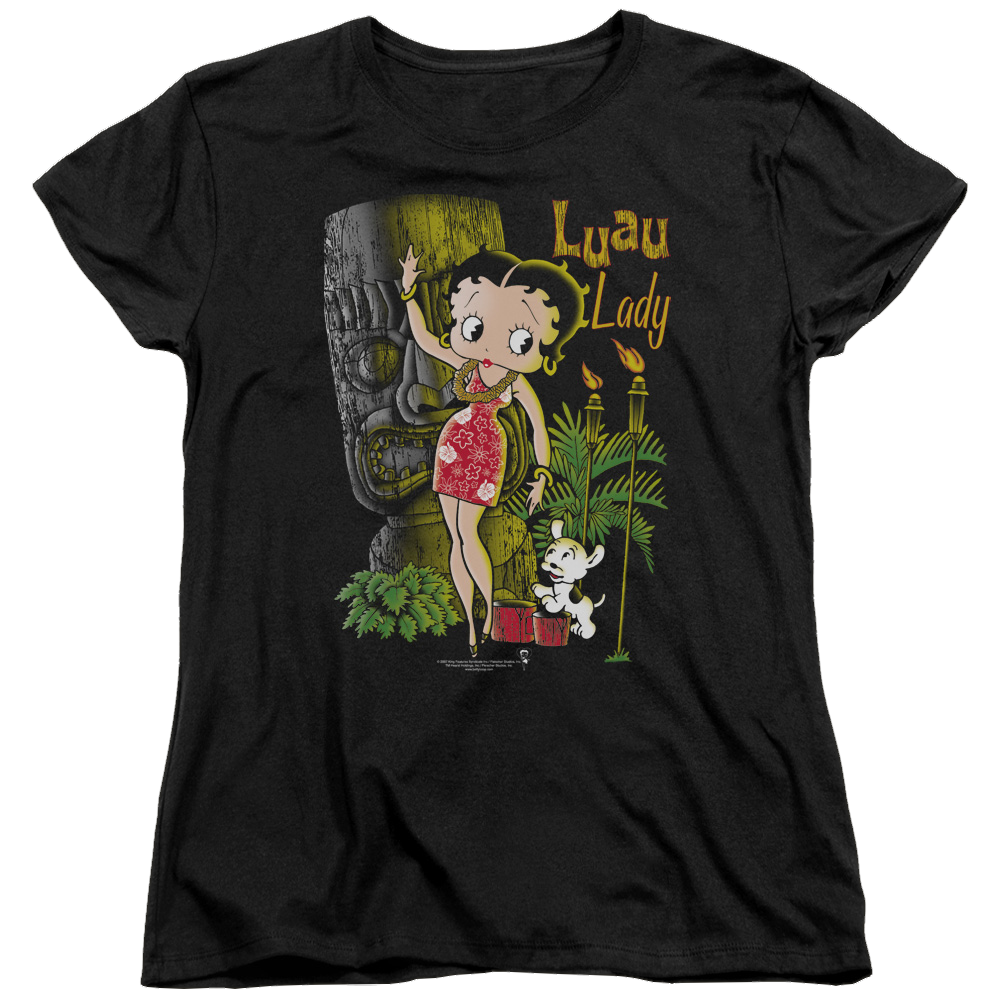 Betty Boop Luau Lady - Women's T-Shirt