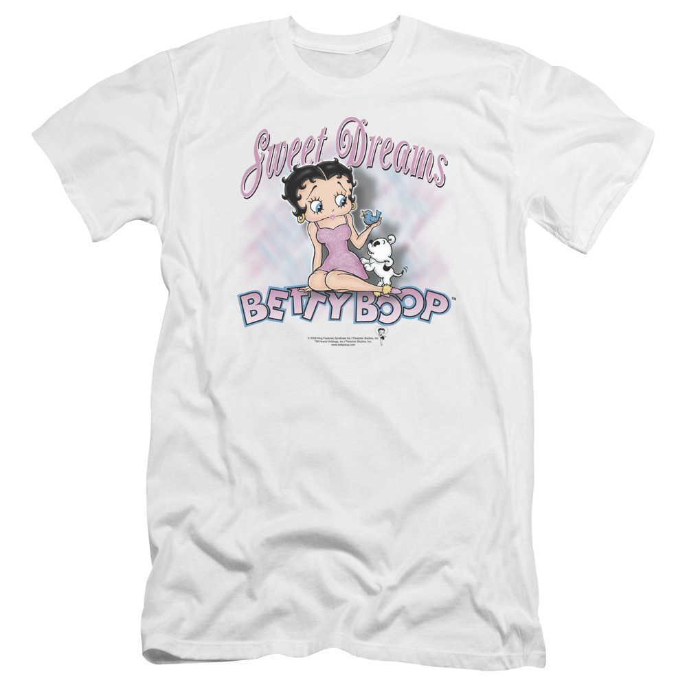 Betty Boop Sweet Dreams - Men's Premium Slim Fit T-Shirt