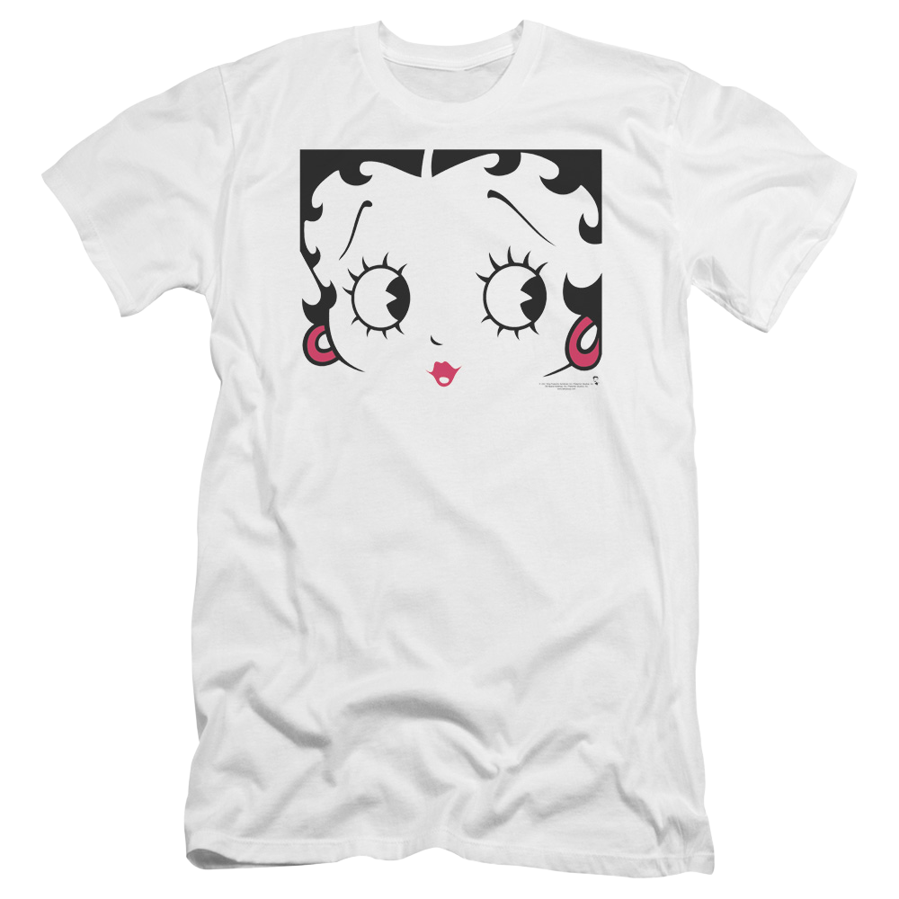 Betty Boop Close Up - Men's Premium Slim Fit T-Shirt