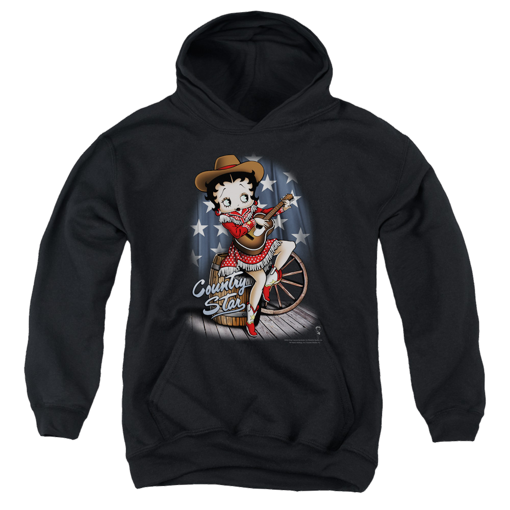 Betty Boop Country Star - Youth Hoodie