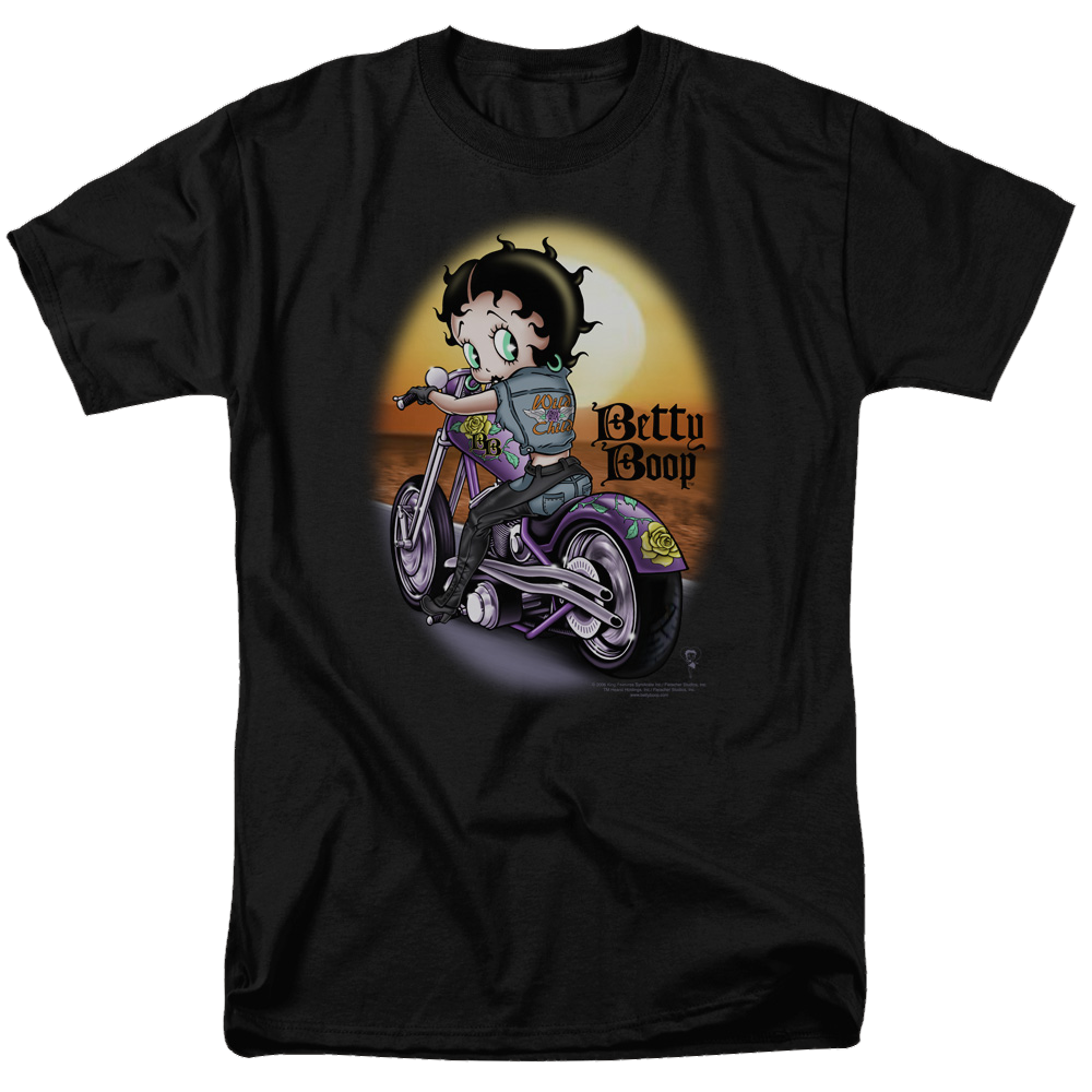 Betty Boop Wild Biker - Men's Regular Fit T-Shirt
