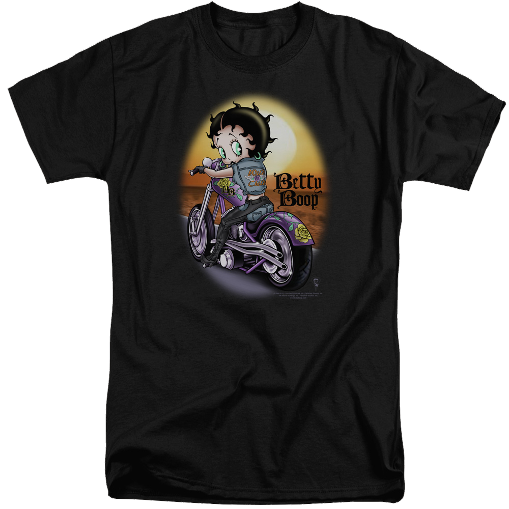 Betty Boop Wild Biker - Men's Tall Fit T-Shirt
