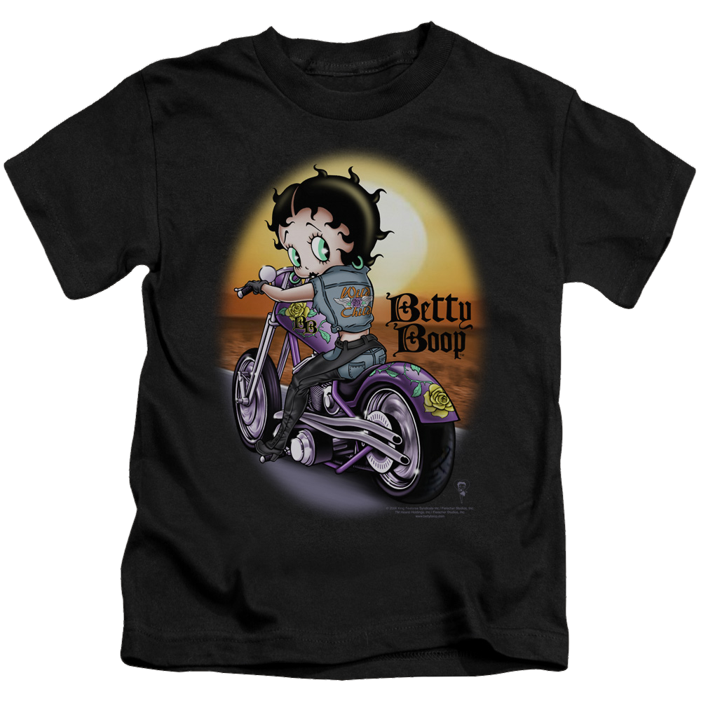 Betty Boop Wild Biker - Kid's T-Shirt
