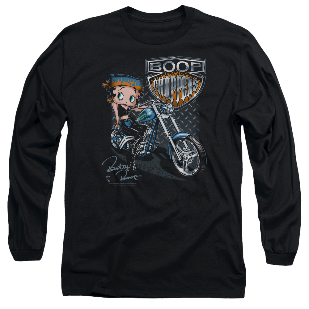 Betty Boop Choppers - Men's Long Sleeve T-Shirt