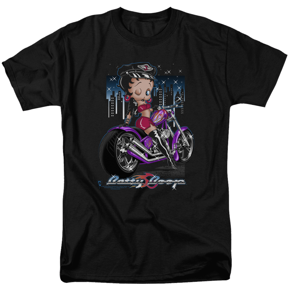 Betty Boop City Chopper - Men's Regular Fit T-Shirt