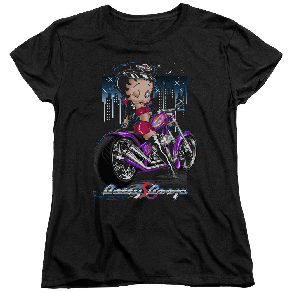 Betty Boop City Chopper - Women's T-Shirt