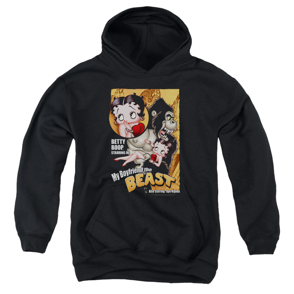 Betty Boop Boyfriend The Beast - Youth Hoodie