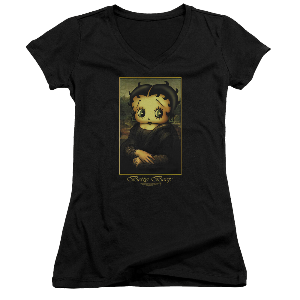 Betty Boop Boopalisa - Juniors V-Neck T-Shirt