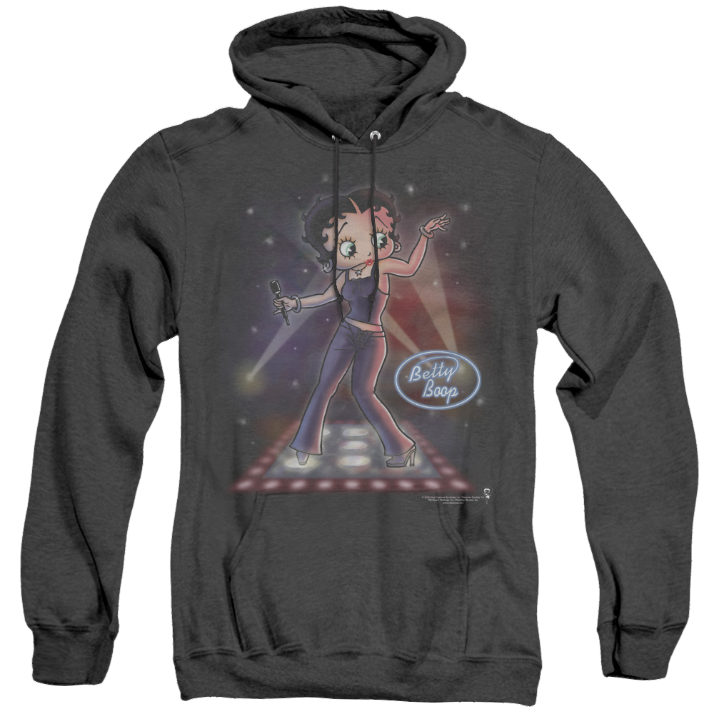 Betty Boop Pop Star - Heather Pullover Hoodie