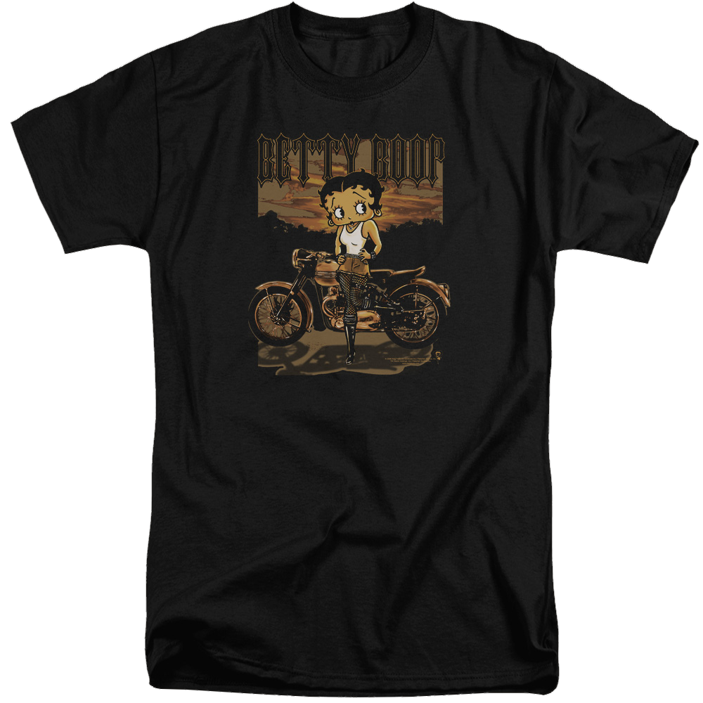 Betty Boop Rebel Rider - Men's Tall Fit T-Shirt
