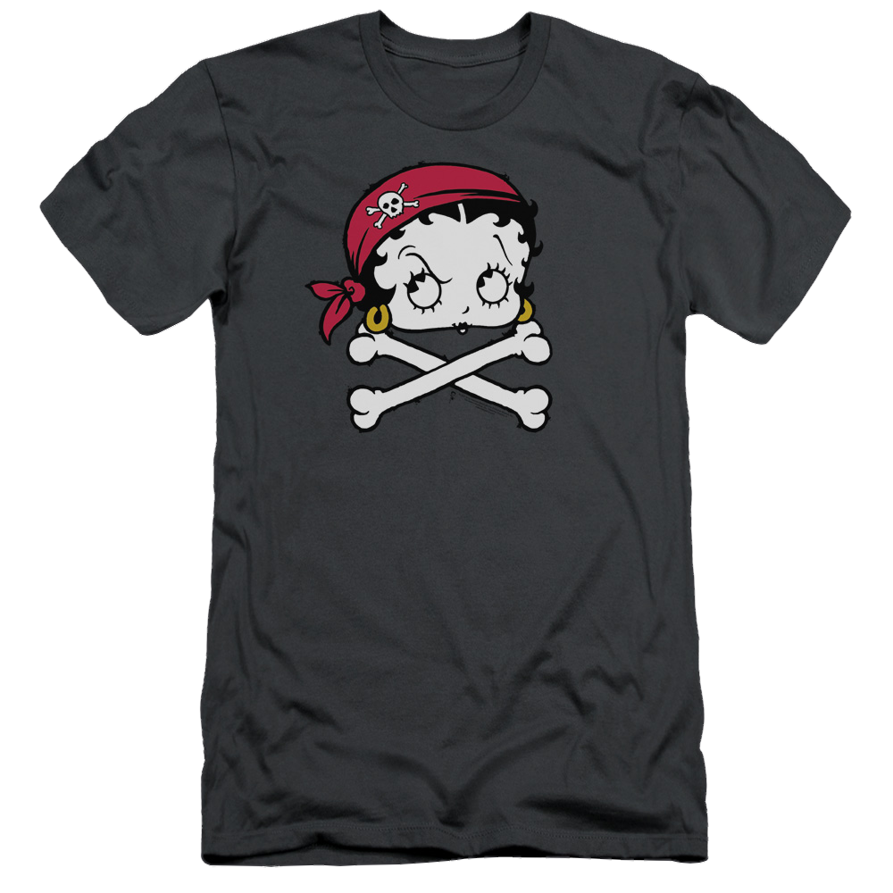 Betty Boop Pirate - Men's Slim Fit T-Shirt