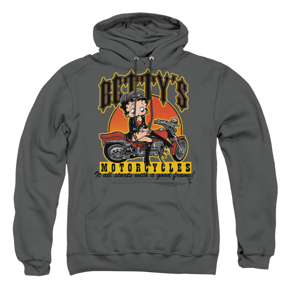 Betty Boop Bettys Motorcycles - Pullover Hoodie Style001