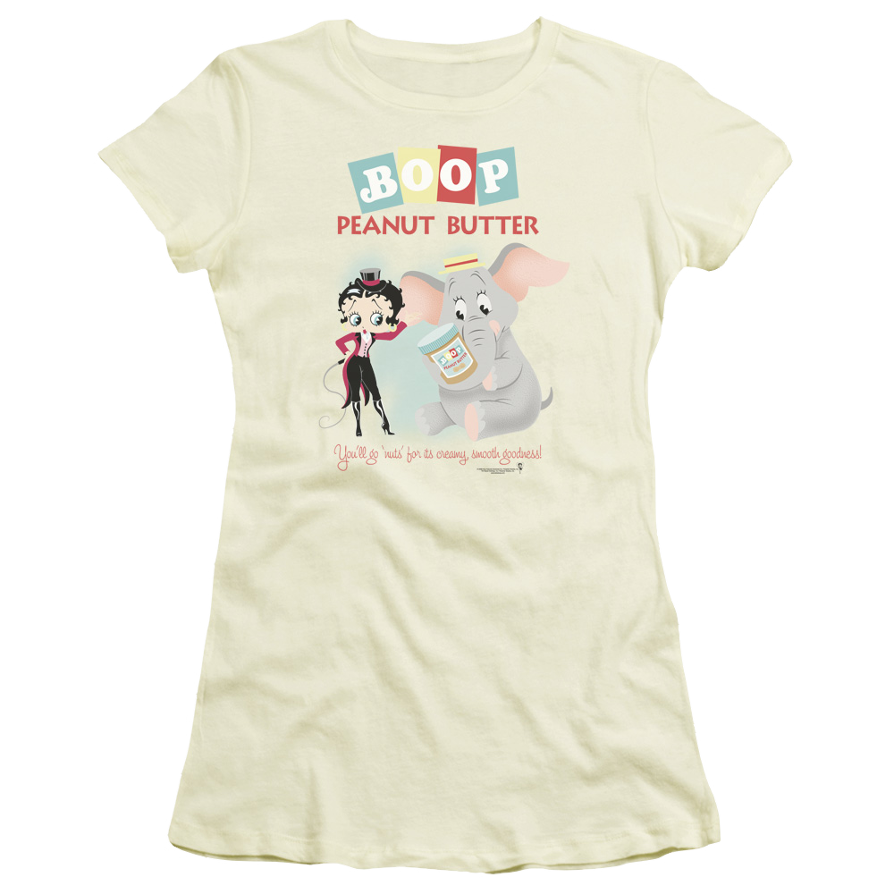 Betty Boop Boop Peanut Butter - Juniors T-Shirt