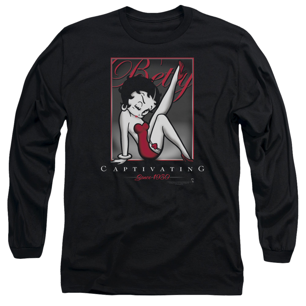 Betty Boop Captivating - Men's Long Sleeve T-Shirt
