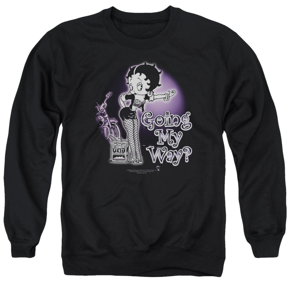 Betty Boop My Way - Men's Crewneck Sweatshirt