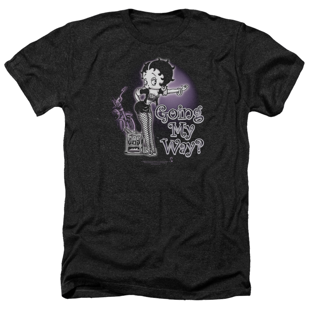 Betty Boop My Way - Men's Heather T-Shirt
