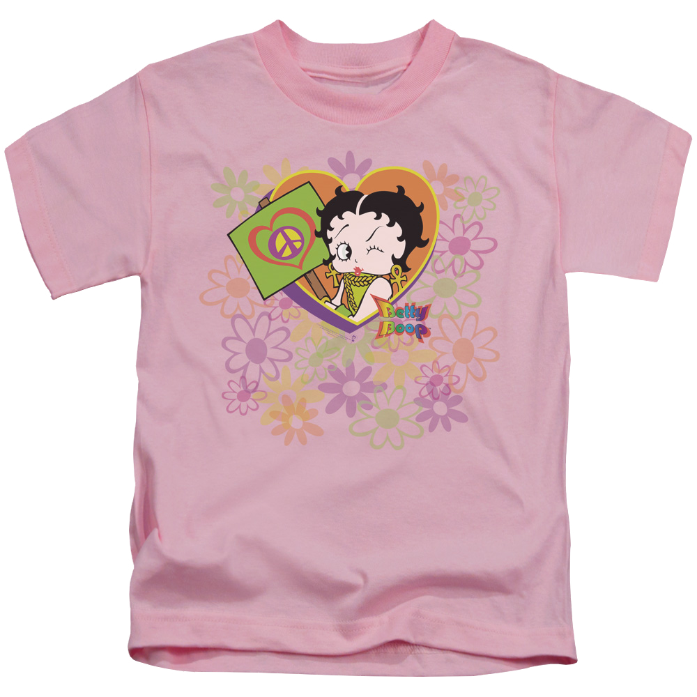 Betty Boop Peace Love And Boop - Kid's T-Shirt