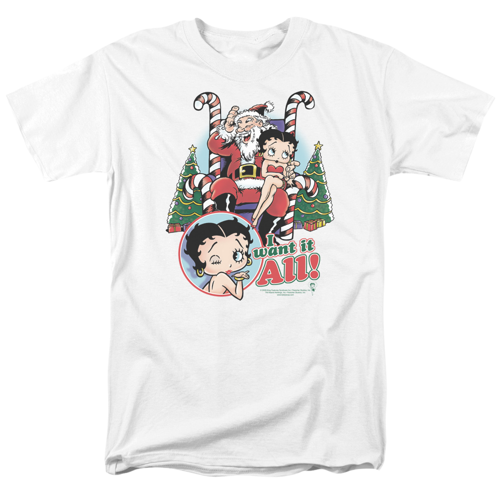 Betty Boop I Want It All - Men's Regular Fit T-Shirt